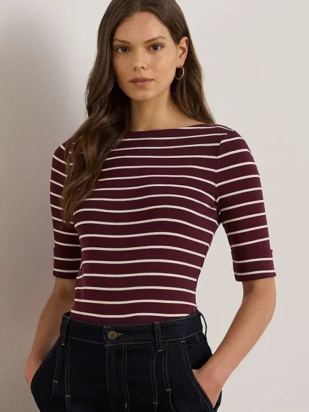 Lauren Ralph Lauren longsleeve bordowy