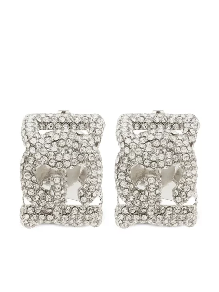 Cercei Dolce & Gabbana de cristal argintiu