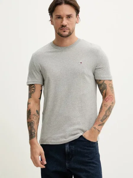 Tommy Jeans basic t-shirt ανδρικό μπλε