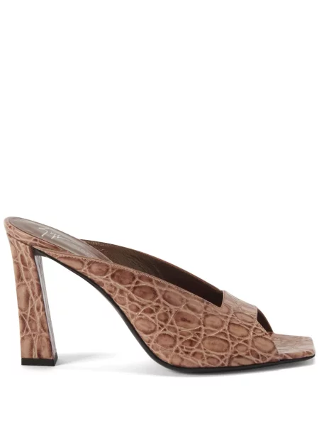 Papuci tip mules Giuseppe Zanotti din piele