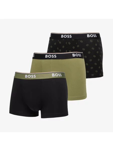 BOSS BLACK 3 db-os boxeralsó szett Power Desig fekete