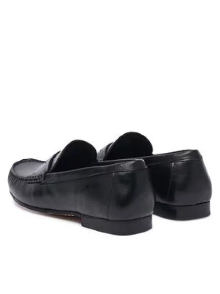 Tommy Hilfiger Čevlji brez vezalk Coin Classic Loafer Pods črna