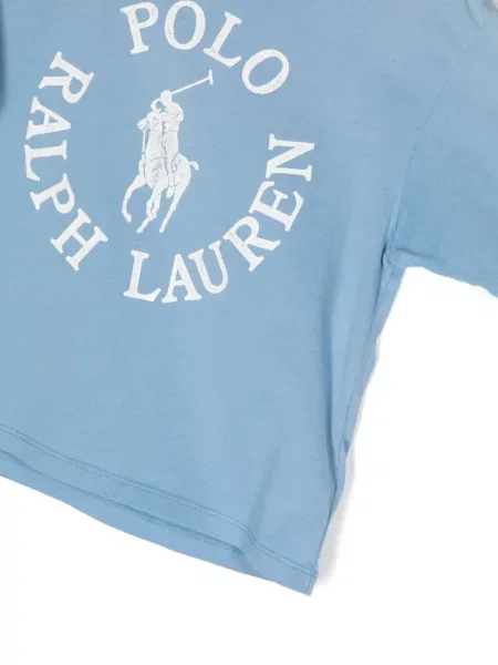 Koszulka polo dziecięca Polo Ralph Lauren niebieska