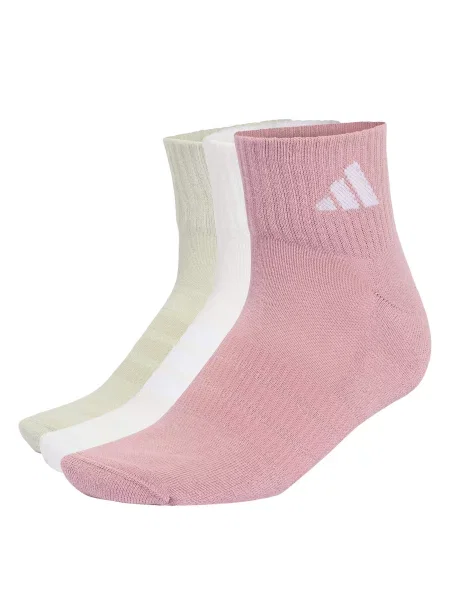 ADIDAS PERFORMANCE Sportovní ponožky Ess pastelově zelená / bledě fialová bílá