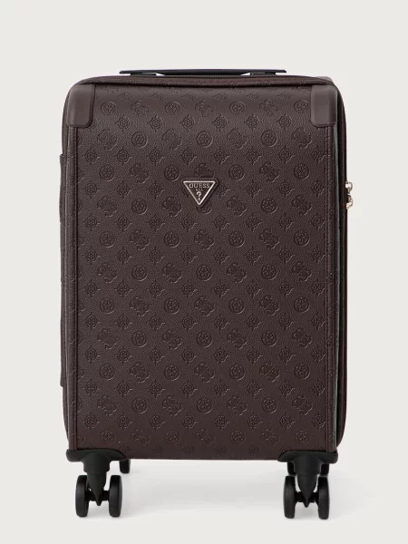Guess valiză LENWOOD maro