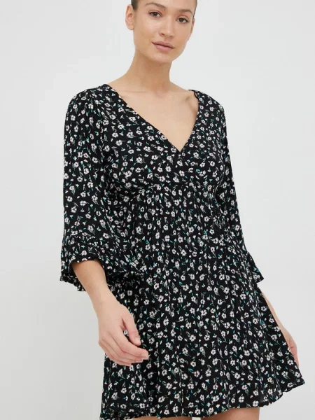 Öltöny mini ruha Billabong fekete
