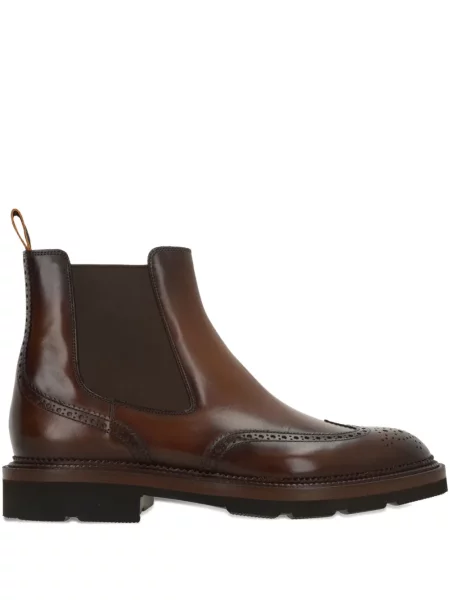Brogues Santoni maro