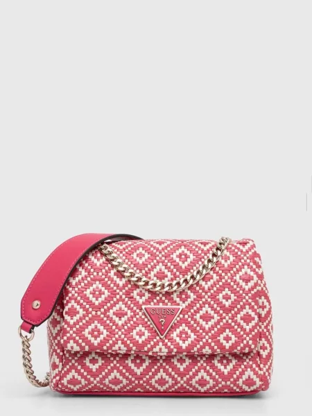 Torebka crossbody Guess różowa