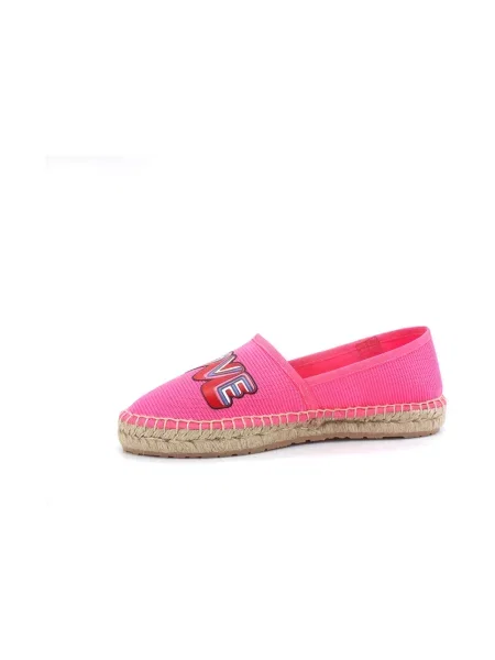Espadryle Love Moschino różowe