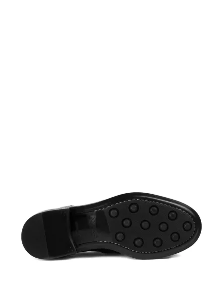 Pantofi derby Doucal's cu franjuri cu cataramă negru