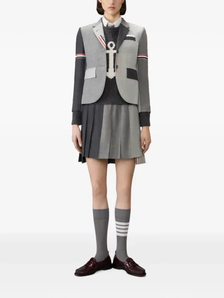 Pulover Thom Browne de lână gri