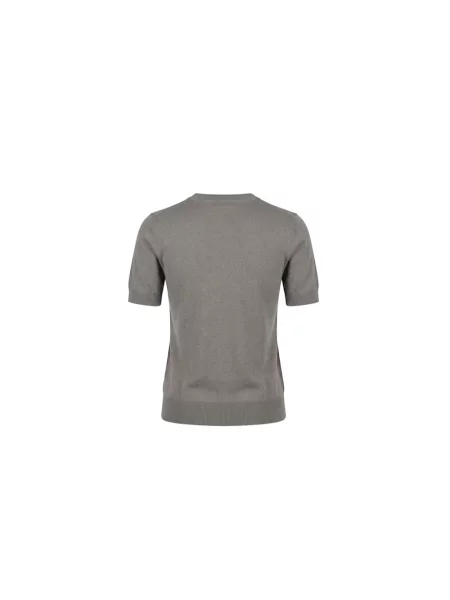Dzianinowy sweter Max Mara szary