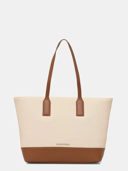 Shopper kabelka Valentino béžová