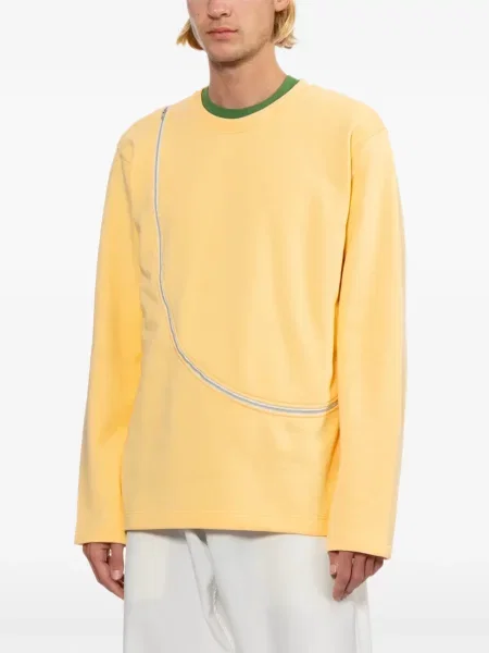 Hanorac cu fermoar Comme Des Garçons Shirt galben