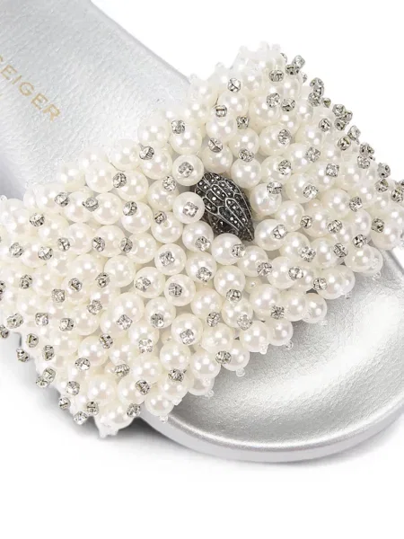 Papuci Kurt Geiger London alb