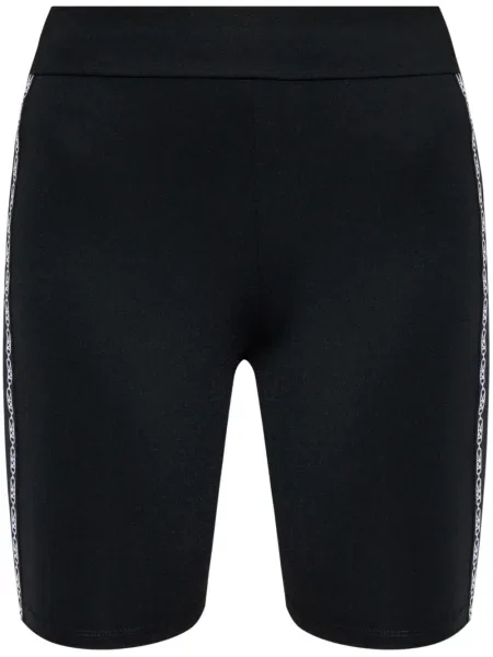 Hanorac cu glugă Michael Michael Kors biker cu imagine tricotate negru