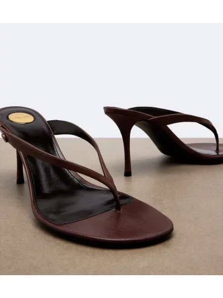 Chiloți tanga Saint Laurent din piele