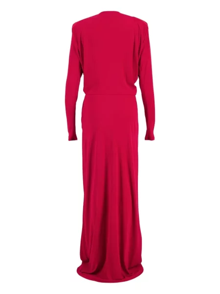 Rochie maxi Stella Mccartney drapată lungă roșu