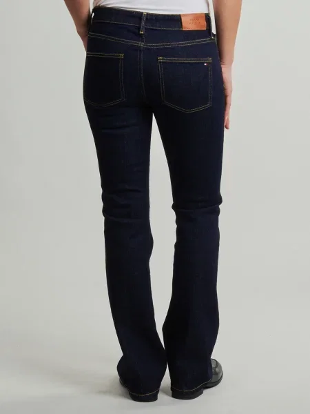 Blugi evazați Tommy Hilfiger albastru
