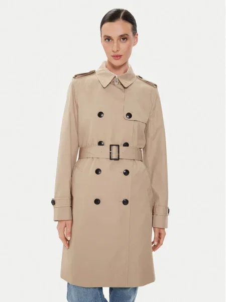 Trenčkot Tommy Hilfiger bež