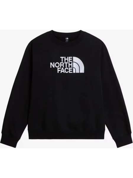Bluza The North Face Essential Drew Peak Regular czarny XS biały