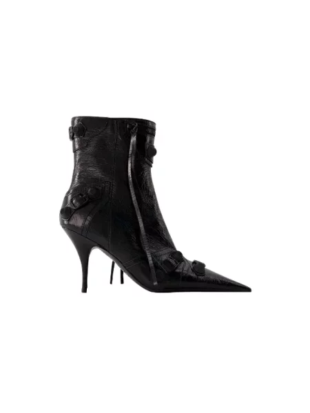 Botki Balenciaga skórzane czarne