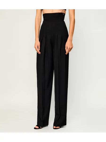 Elisabetta Franchi Pantaloni | Straight fit negru
