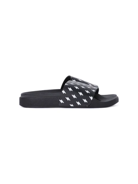 Papuci White Brand alb