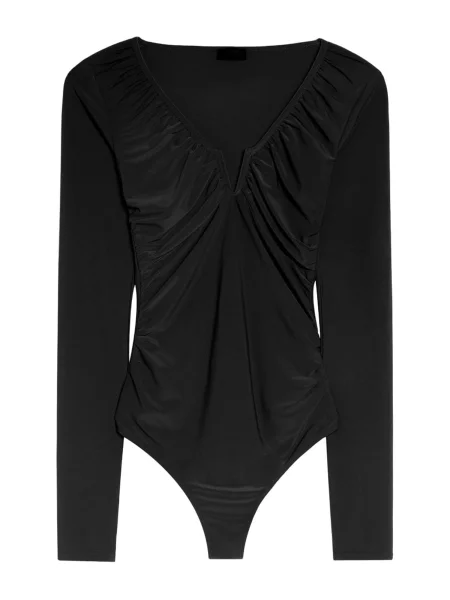 Bershka Košeľové body čierna