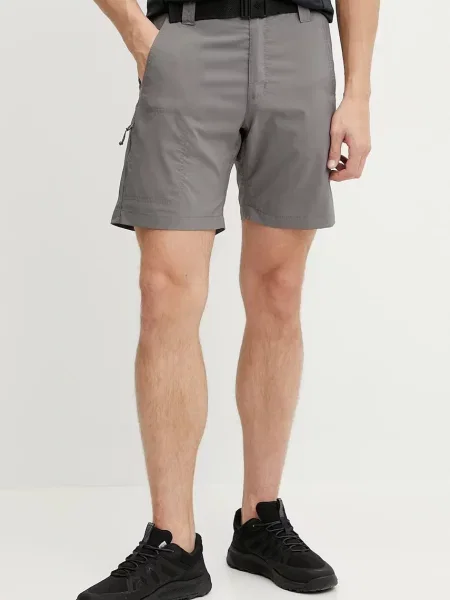 Pohodne kratke hlače Columbia Silver Ridge siva
