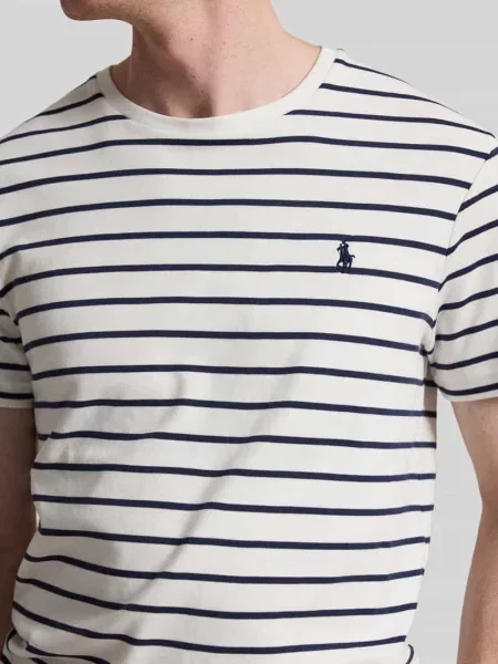 T-shirt o kroju regular fit z czystej bawełny Polo Ralph Lauren biała