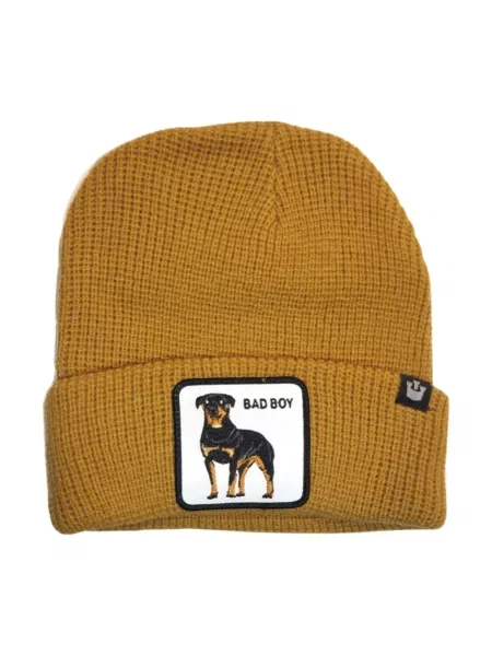 Lniana czapka Goorin Bros żółta