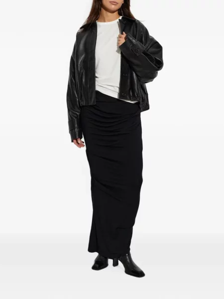 Scurt tricou Entire Studios cu decolteu rotund alb