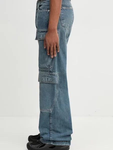 Rick Owens DRKSHDW Double Cargo jeansy relaxed fit