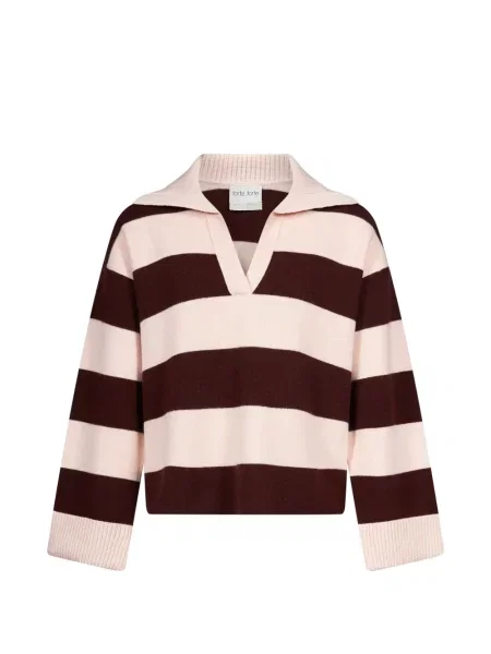 Gulerat tricou polo Forte_forte maro