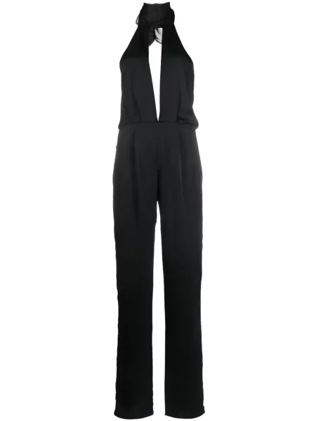 Salopetă Maison Close din satin negru