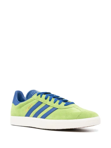 Zomšinės sportbačiai Adidas Gazelle žalia