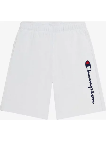 Spodenki Champion Legacy Autentyczne duże logo XXL białe