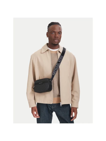 Michael Kors Torba za čez ramo temno siva črna
