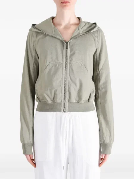 Hanorac cu glugă Rick Owens Drkshdw verde
