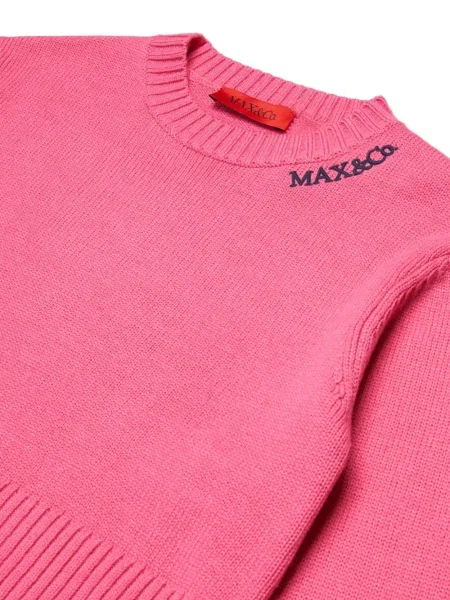 Sweter dziecięcy Max&co. różowy