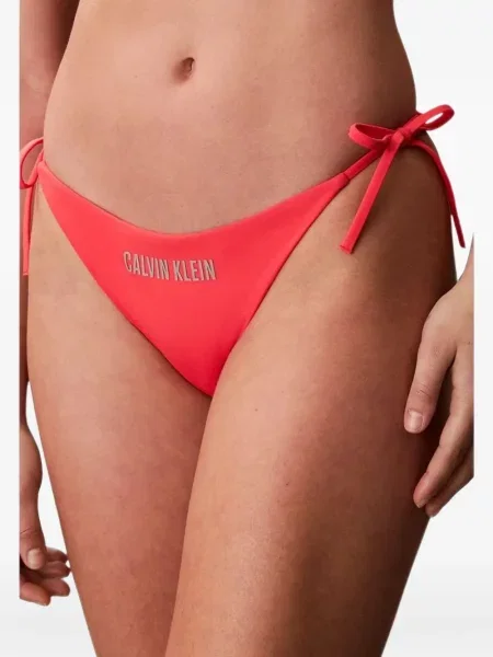 Μπικίνι Calvin Klein Jeans με σχέδιο γραβάτες ροζ