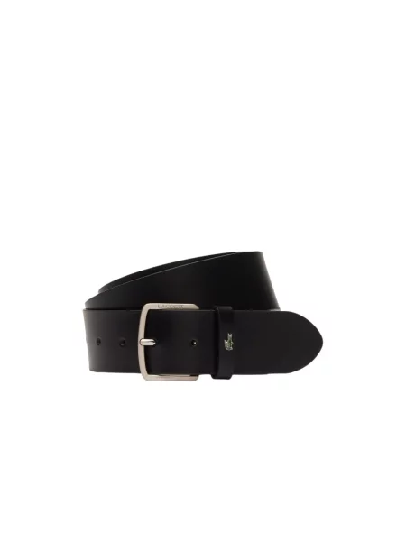 Pasek Lacoste czarny