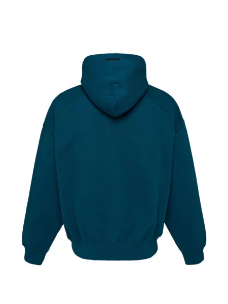 Hanorac cu glugă Fear Of God Essentials clasic albastru
