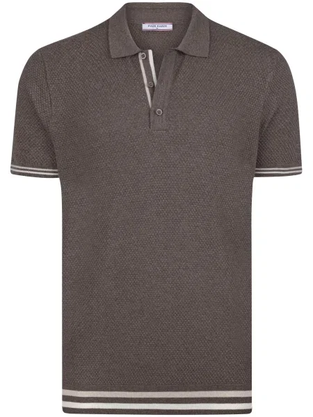 Felix Hardy Pulover ciocolatiu / murdar alb