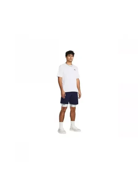 Šortky Under Armour s autogramom modrá