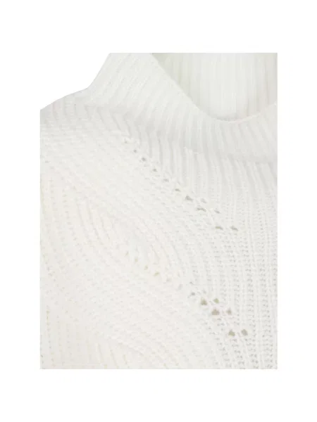 Sweter z golfem Herno biały