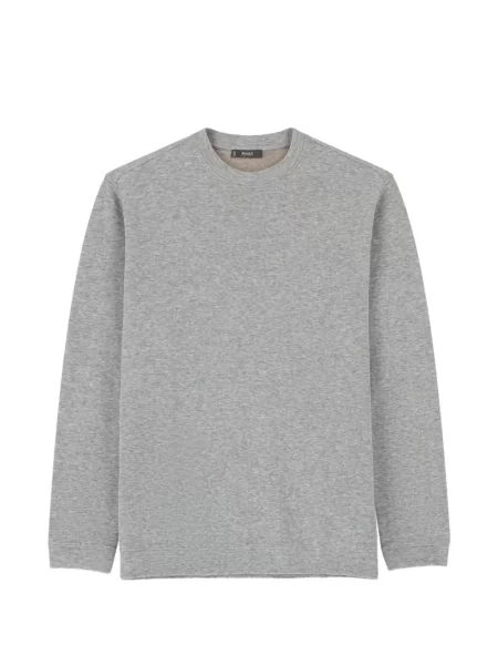 Tricou Boggi Milano din cașmir gri