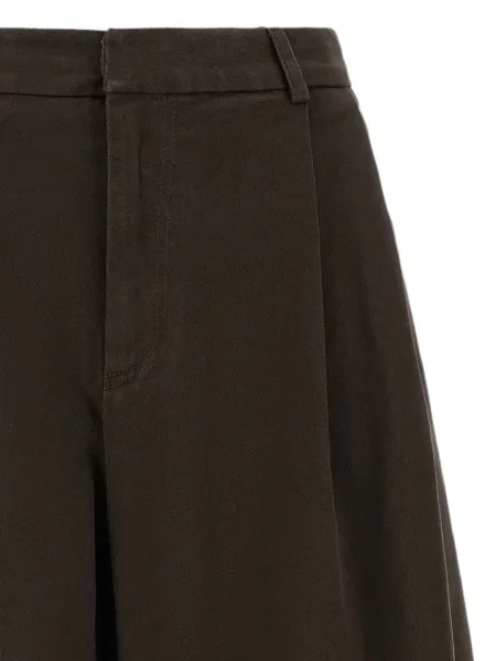Pantaloni scurți Tela din canvas maro
