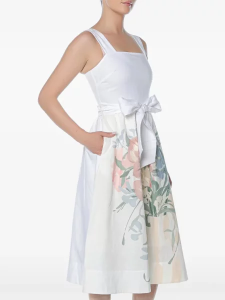 Midi šaty Ted Baker biela